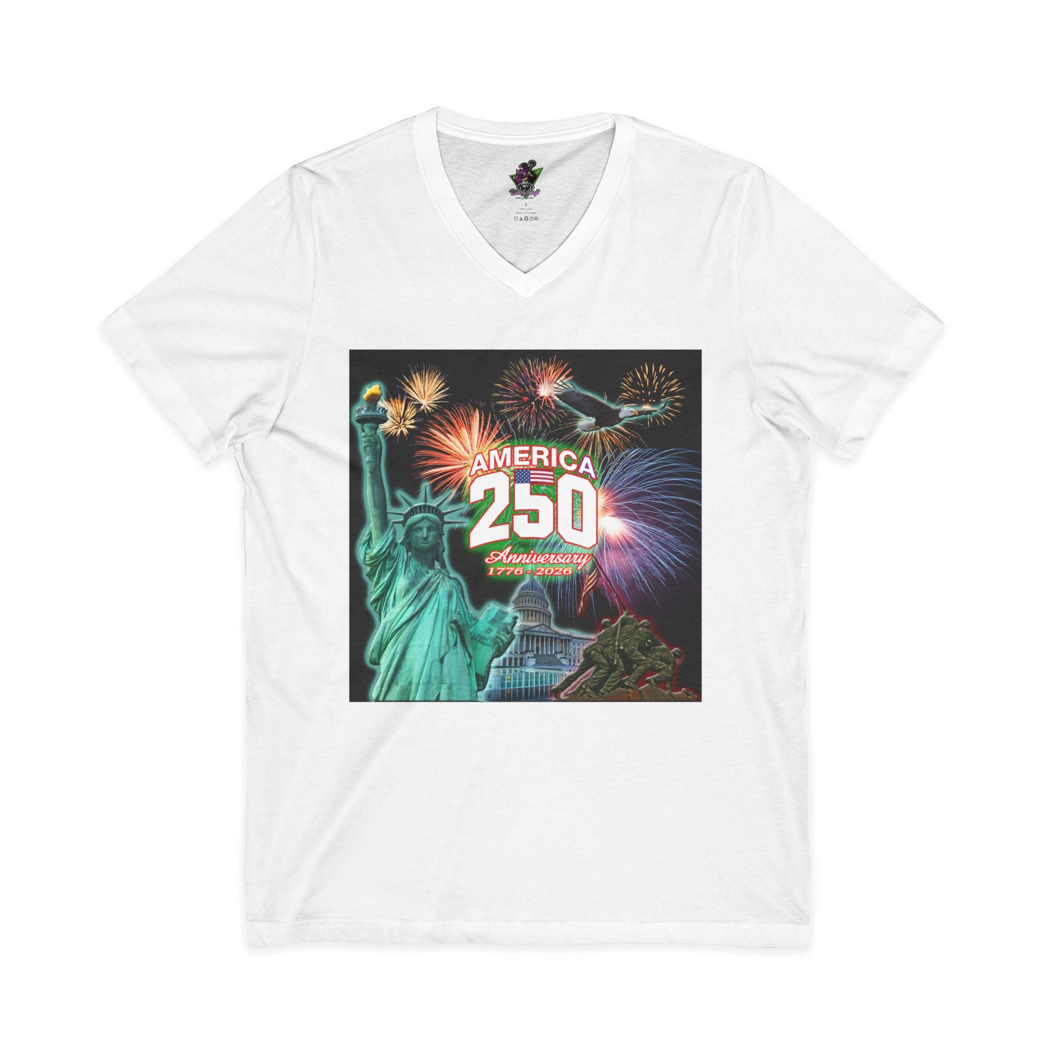 Statue of Liberty America 250th / V-Neck Tee