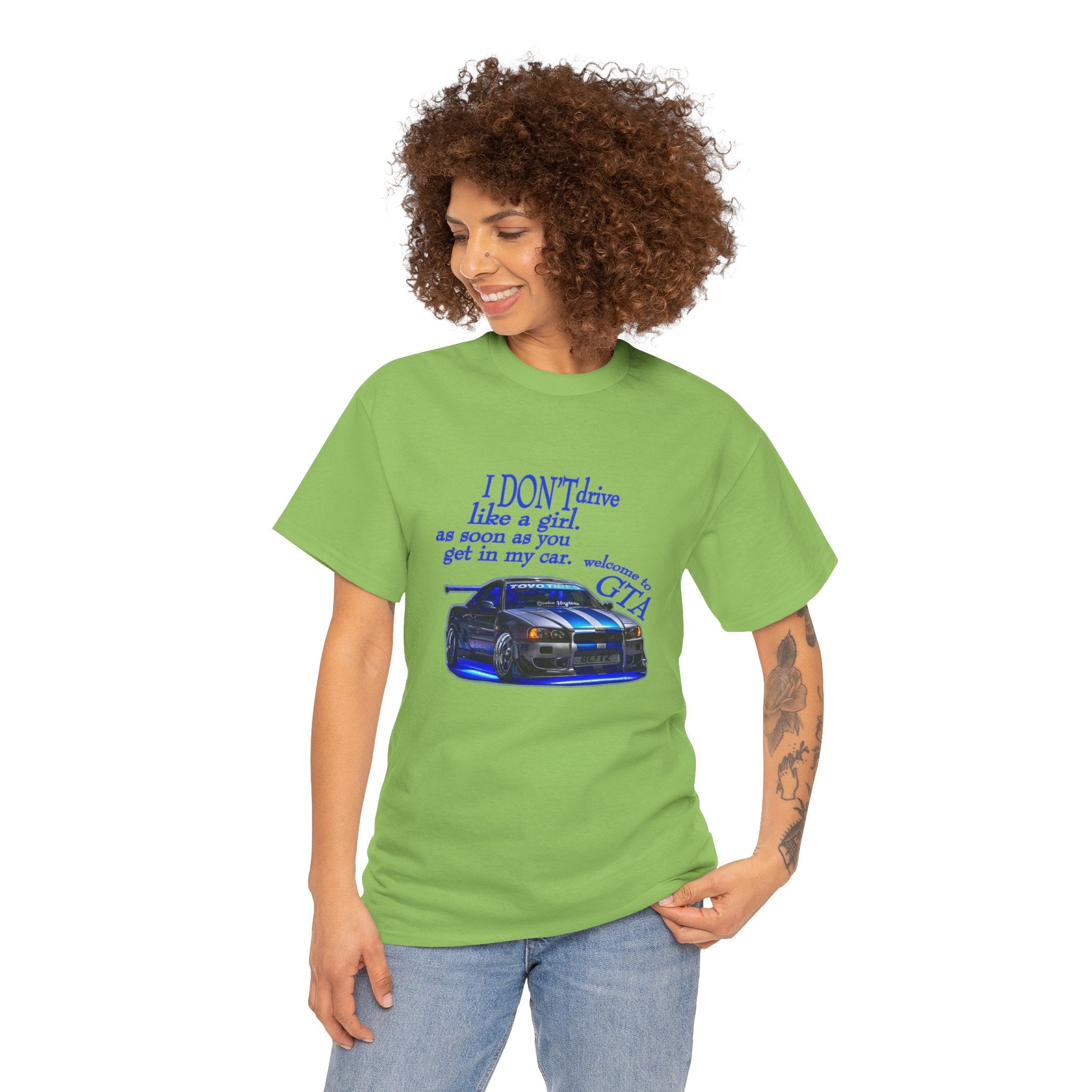 I Don't Drive Like A Girl Blue