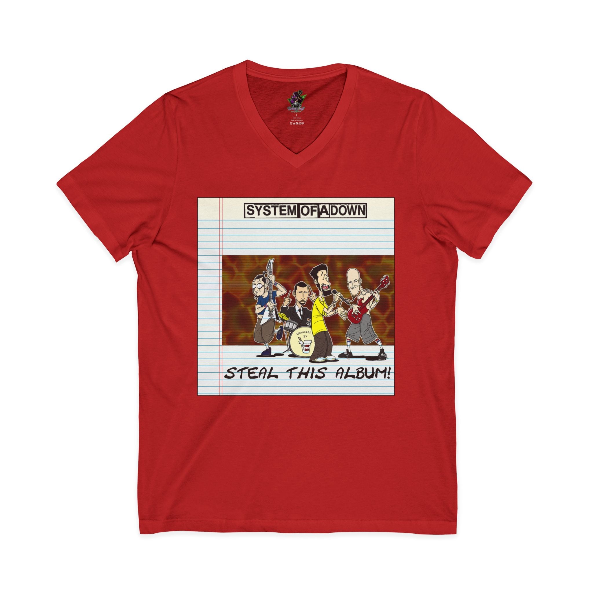 SOAD Steal This Album F&B / V Neck Tee