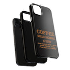 Coffee Coffee Spelled Backwards Is EEFFOC / Tough Phone Case