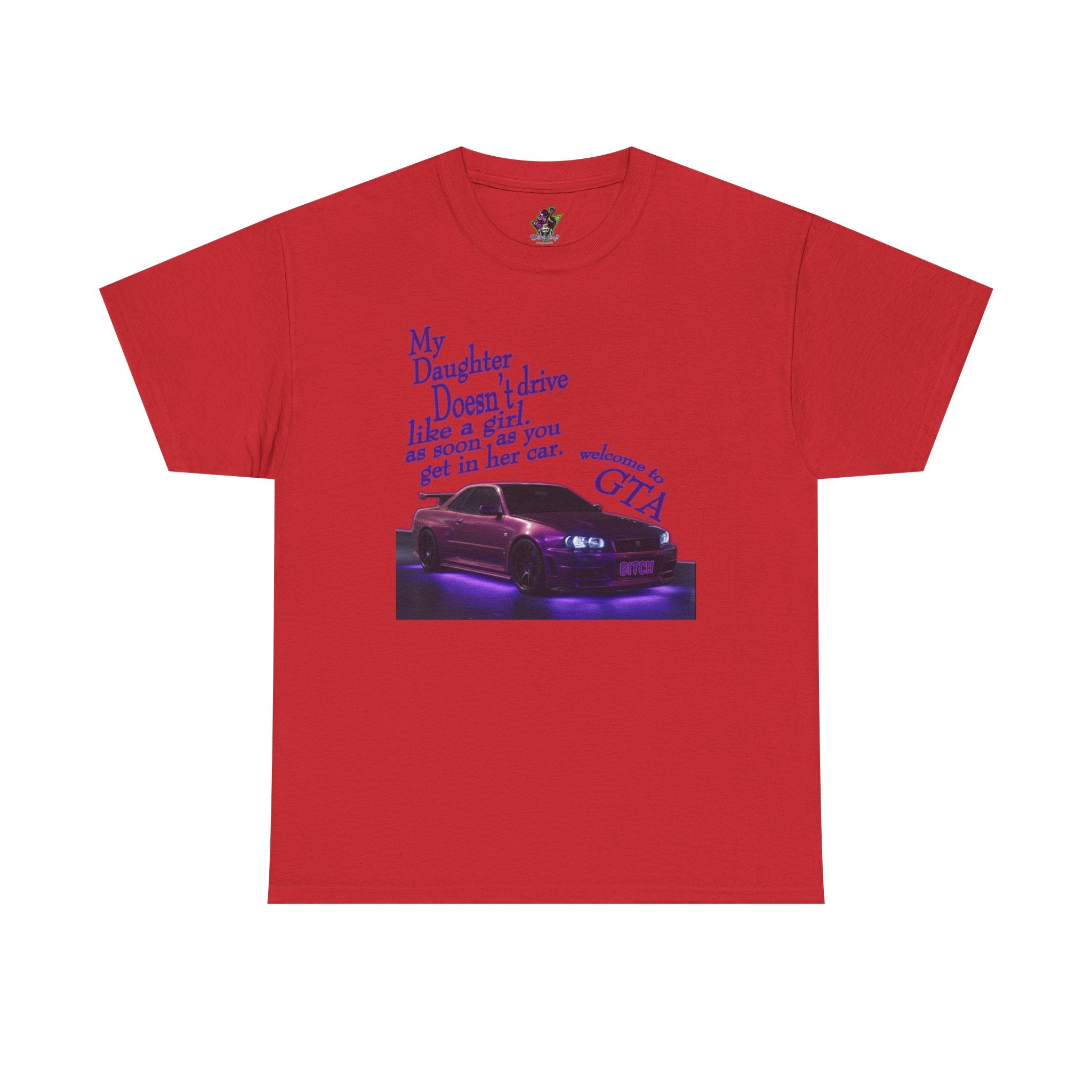 Daughter Doesn't Drive Like A Girl Purple