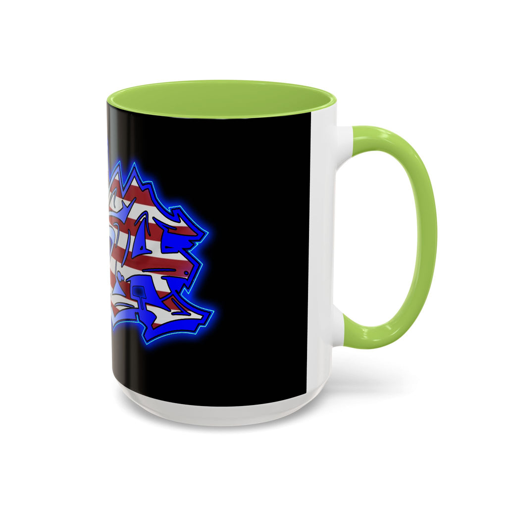 USA Graffiti / Accent Coffee Mug 11/15oz
