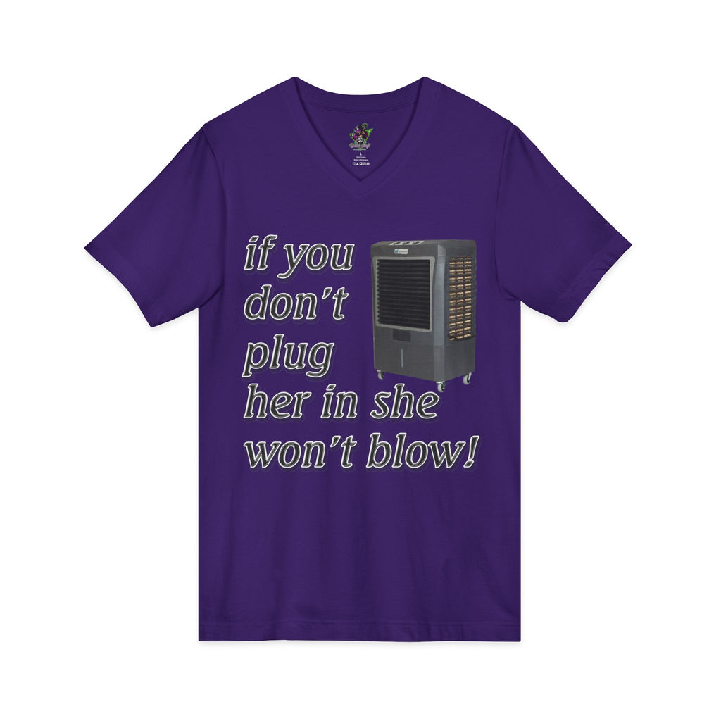Plug Her In / V-Neck Tee