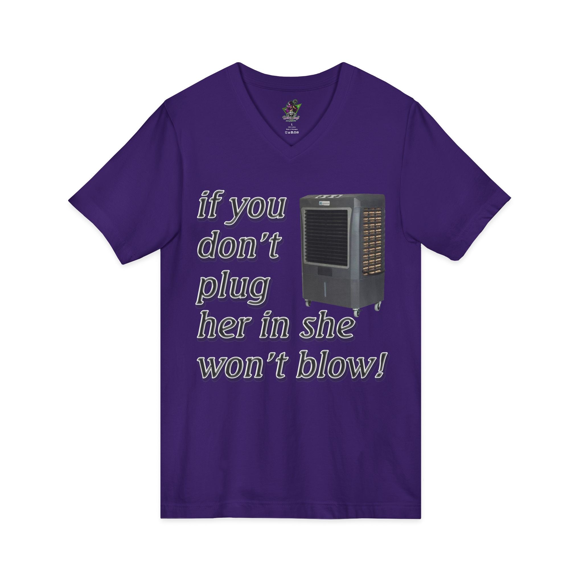 Plug Her In / V-Neck Tee
