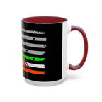 American/Ireland Flag / Accent Coffee Mug 11/15oz