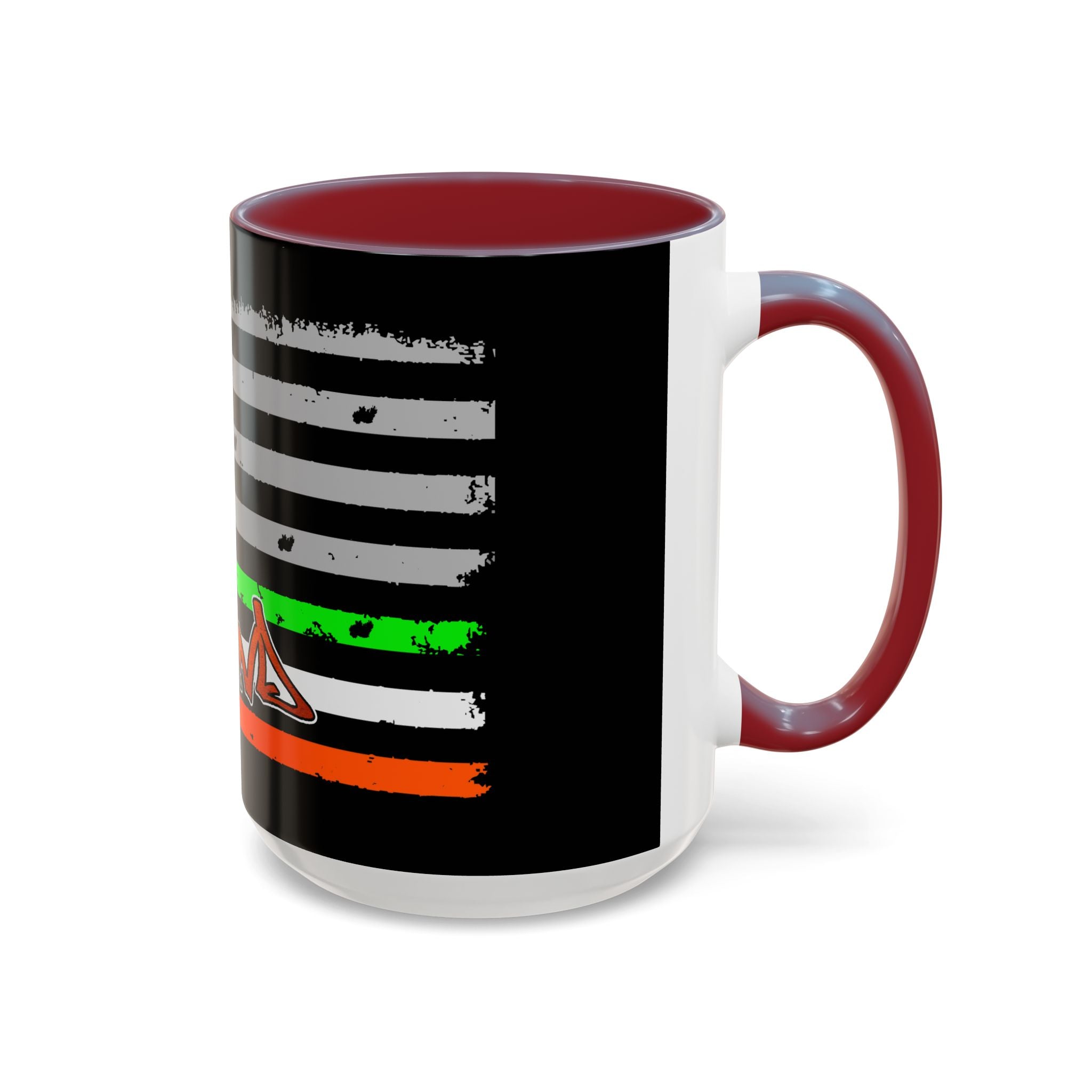 American/Ireland Flag / Accent Coffee Mug 11/15oz