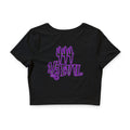 2/3 Evil Gothic Purple F&B / Crop Tee