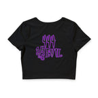 2/3 Evil Gothic Purple F&B / Crop Tee