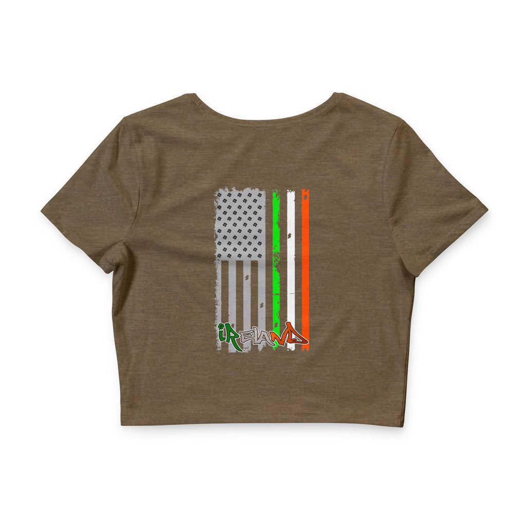 American/Ireland Flag / Crop Tee