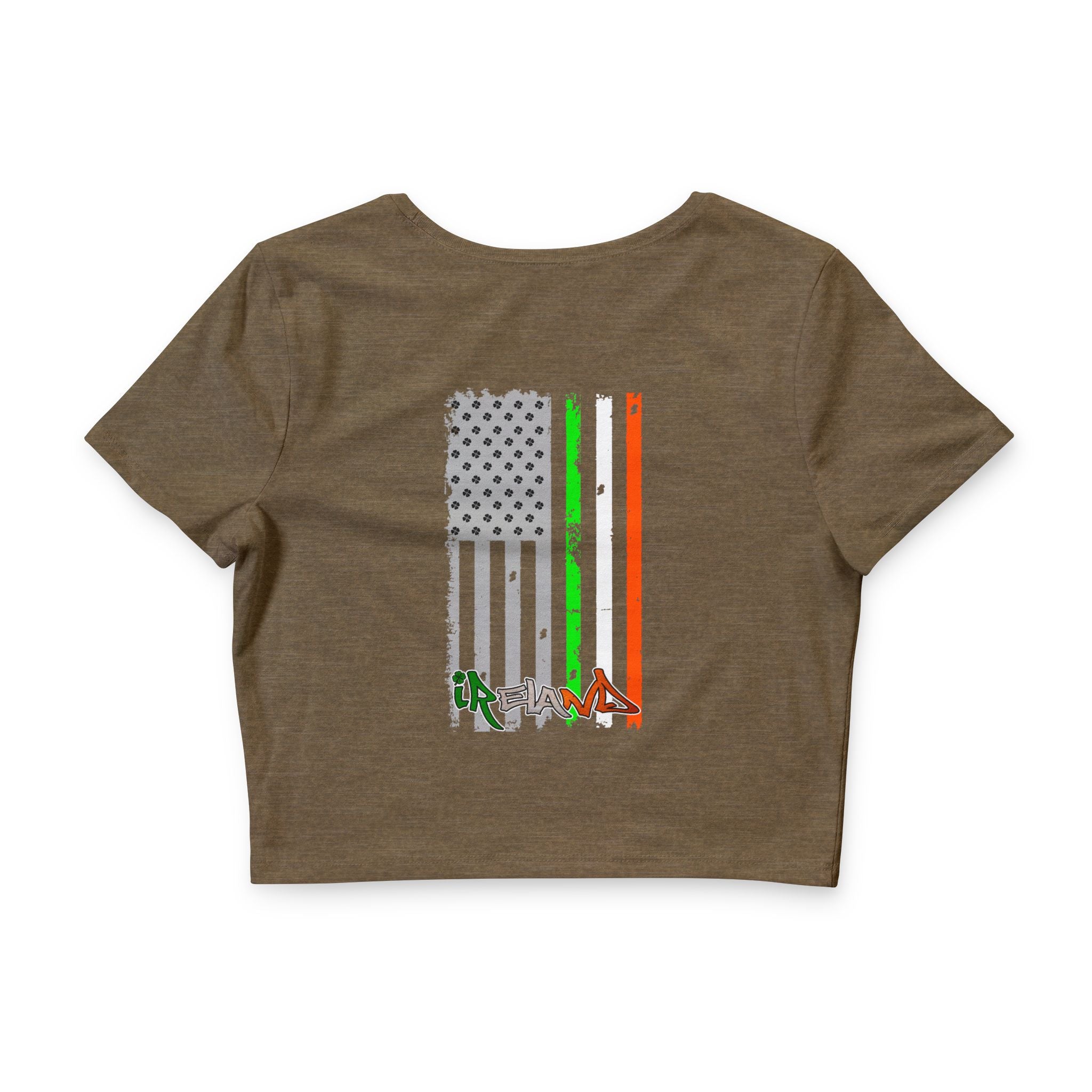 American/Ireland Flag / Crop Tee