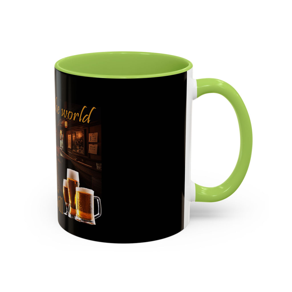 Beer Will Save The World / Accent Coffee Mug 11/15oz