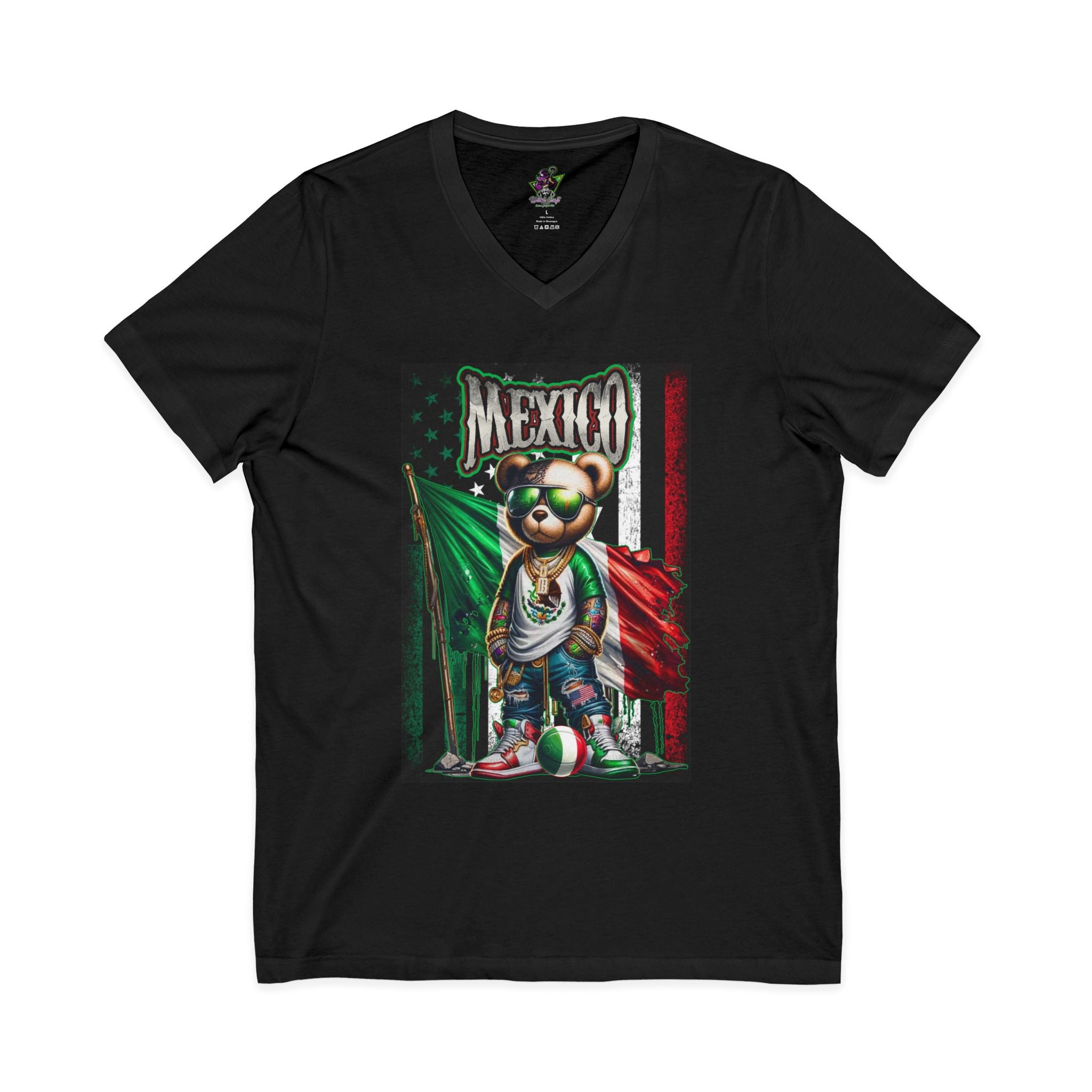 Mexico Teddy Bear / V-Neck Tee