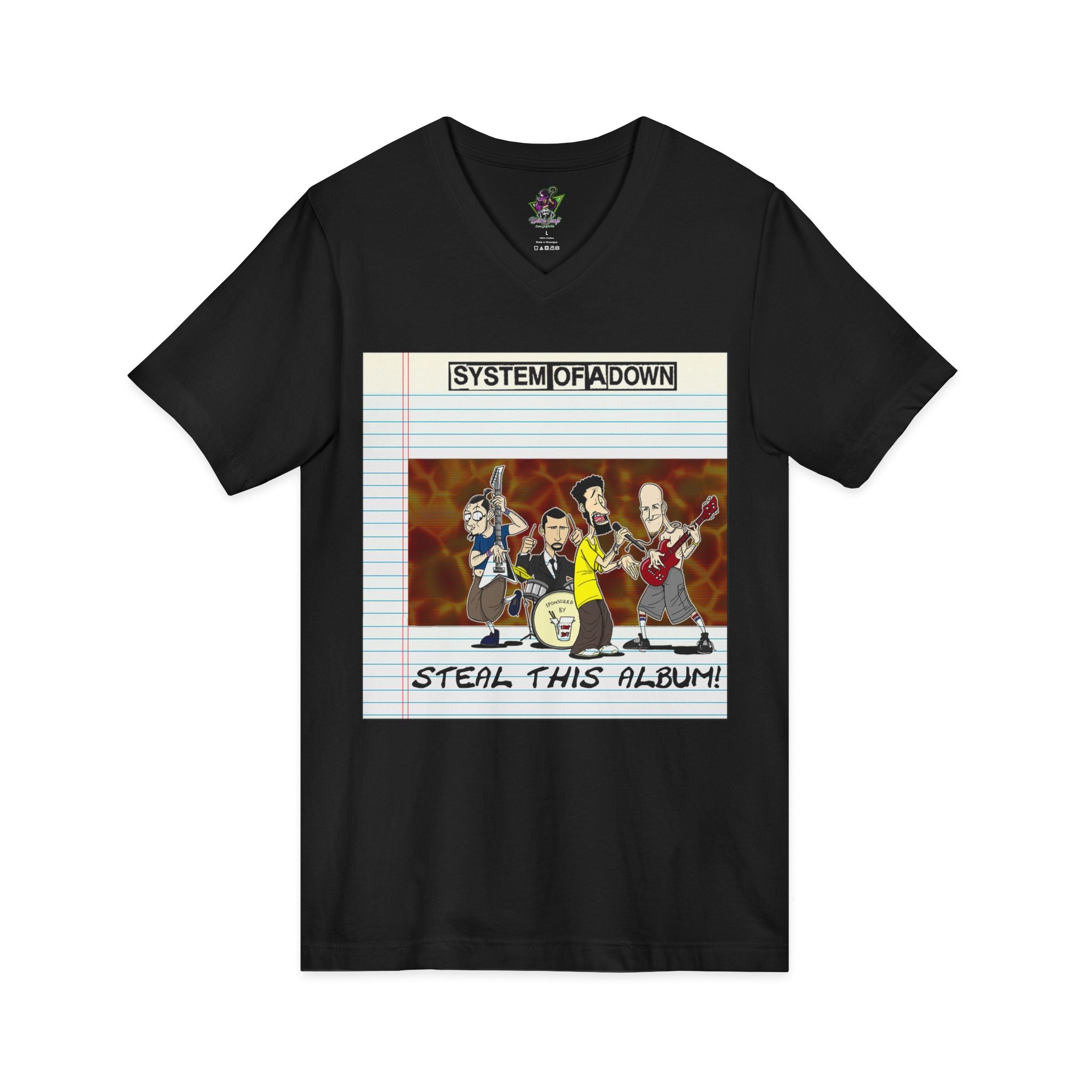 SOAD Steal This Album F&B / V Neck Tee