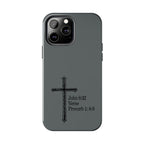 John 8:32 / Proverb 1: 8-9 / Tough Phone Case