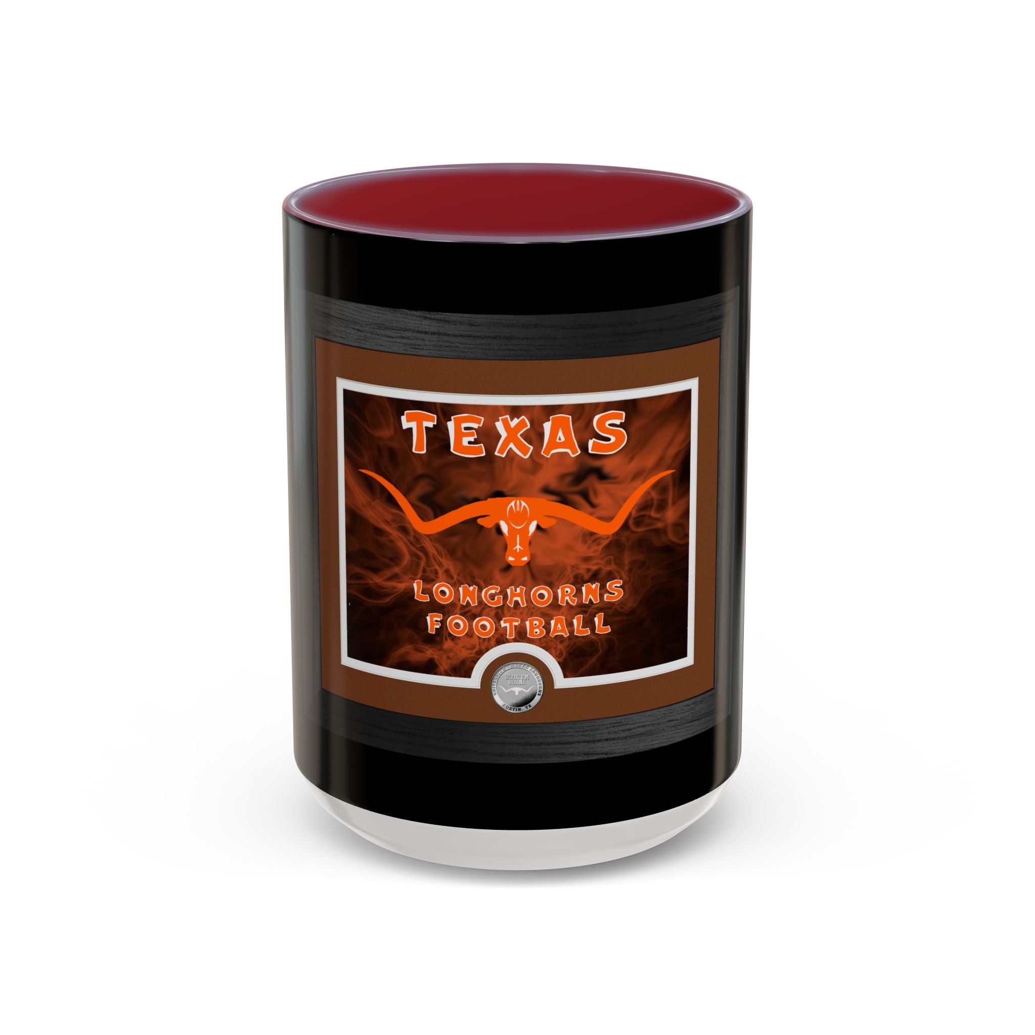 Texas Longhorns Framed / Accent Coffee Mug 11/15oz
