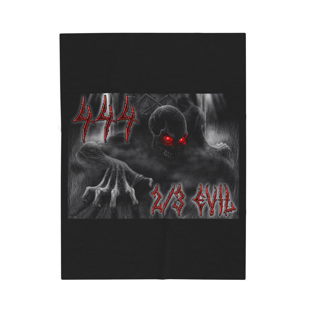 2/3 Evil Demon / Velveteen Plush Blanket
