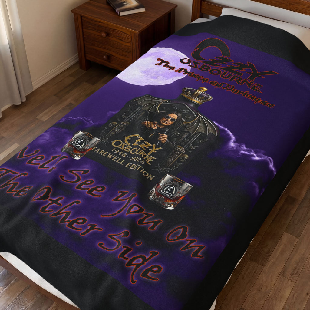 Farewell Ozzy /Velveteen Plush Blanket