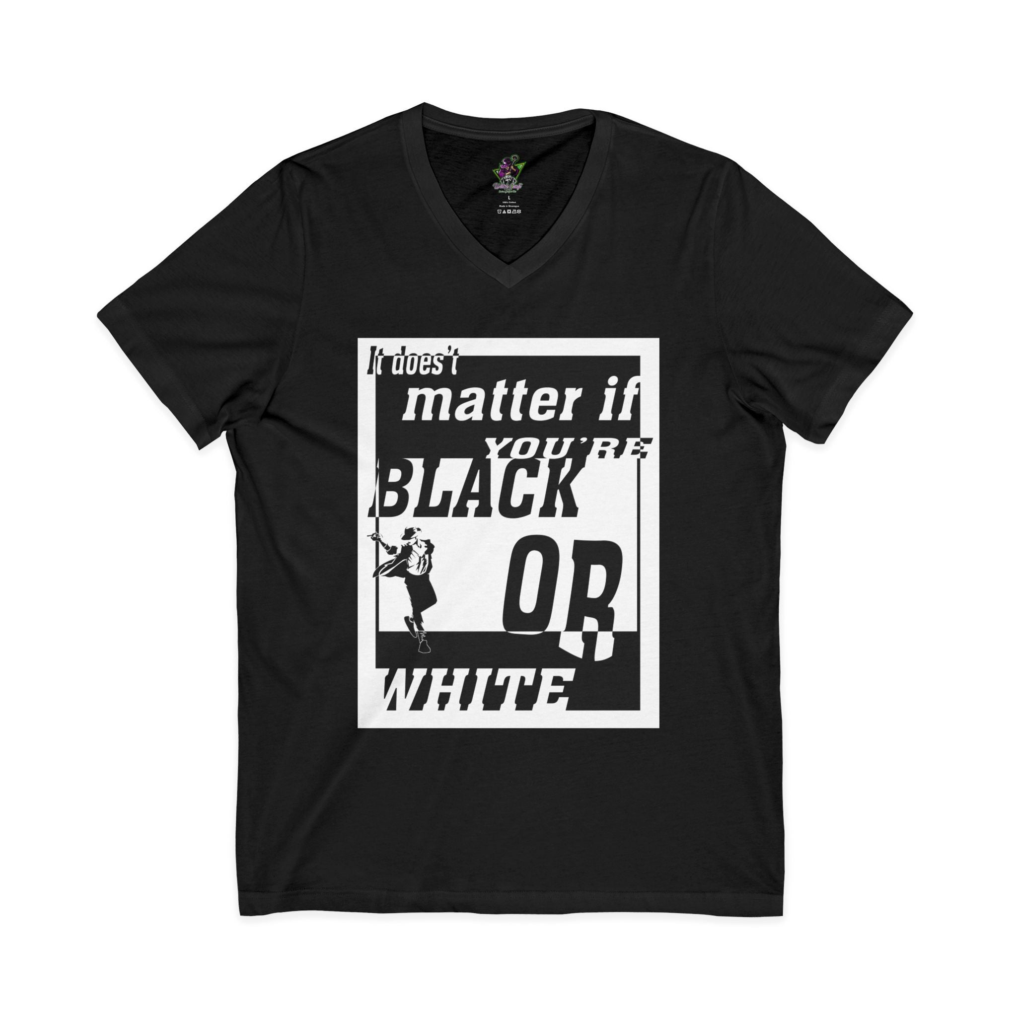 Black Or White / V-Neck Tee