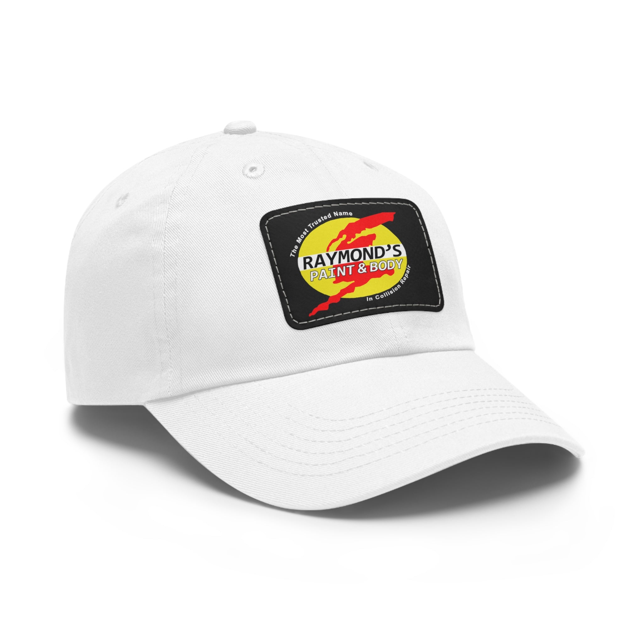 Raymond's Paint & Body Logo / Leather Patch Hat