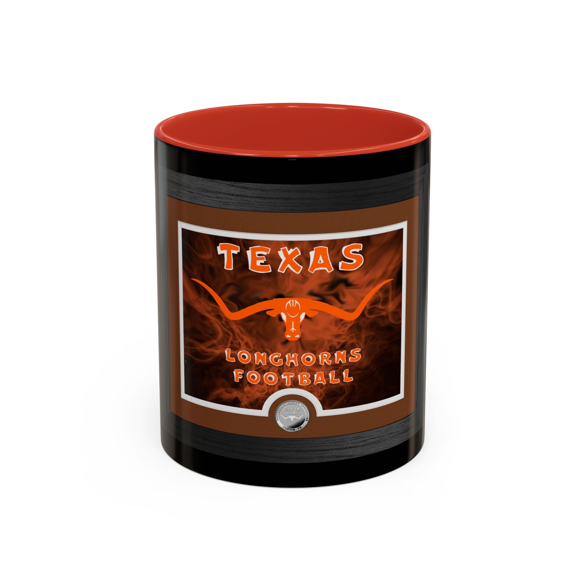 Texas Longhorns Framed / Accent Coffee Mug 11/15oz