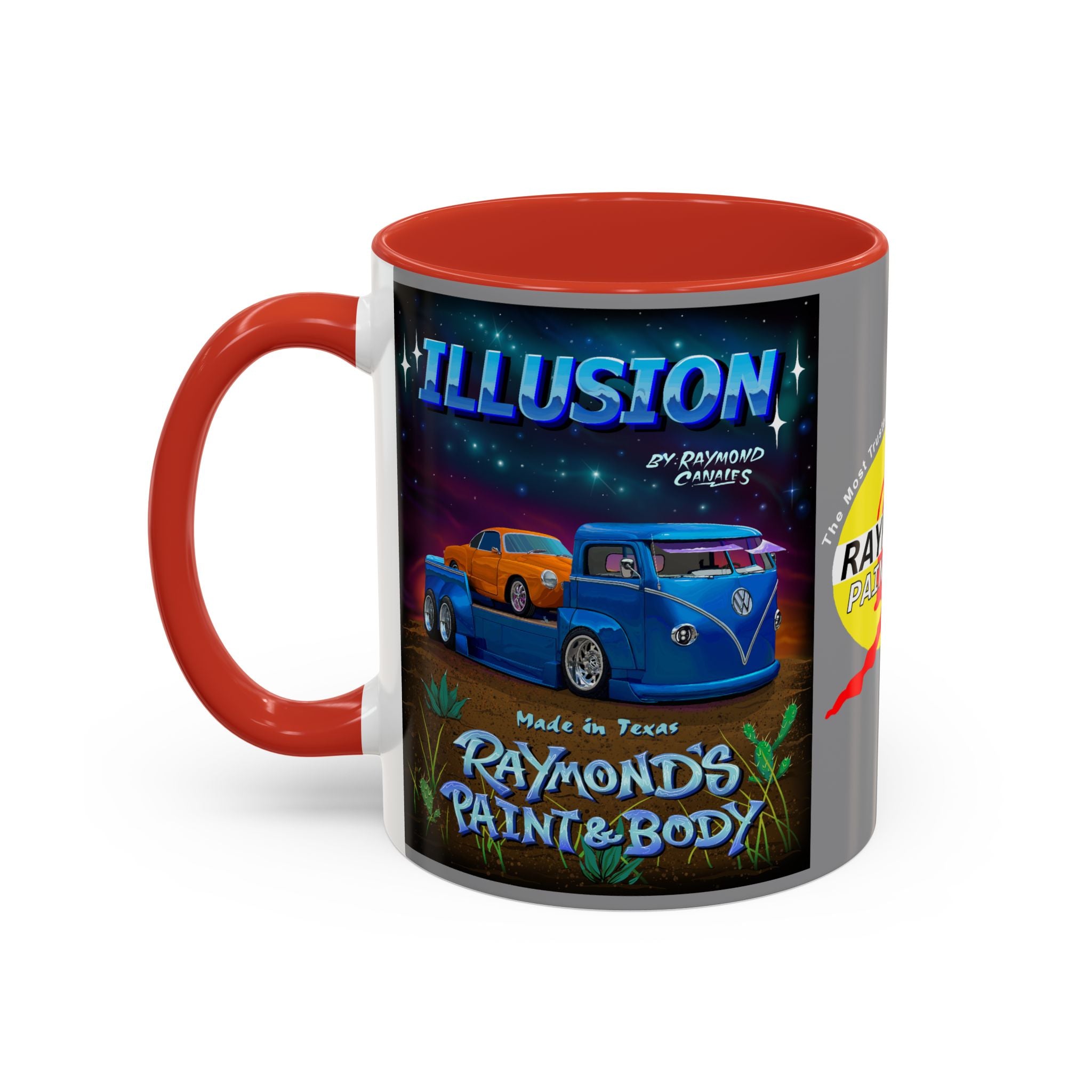Raymond's Paint & Body Logo / Accent Coffee Mug 11/15oz