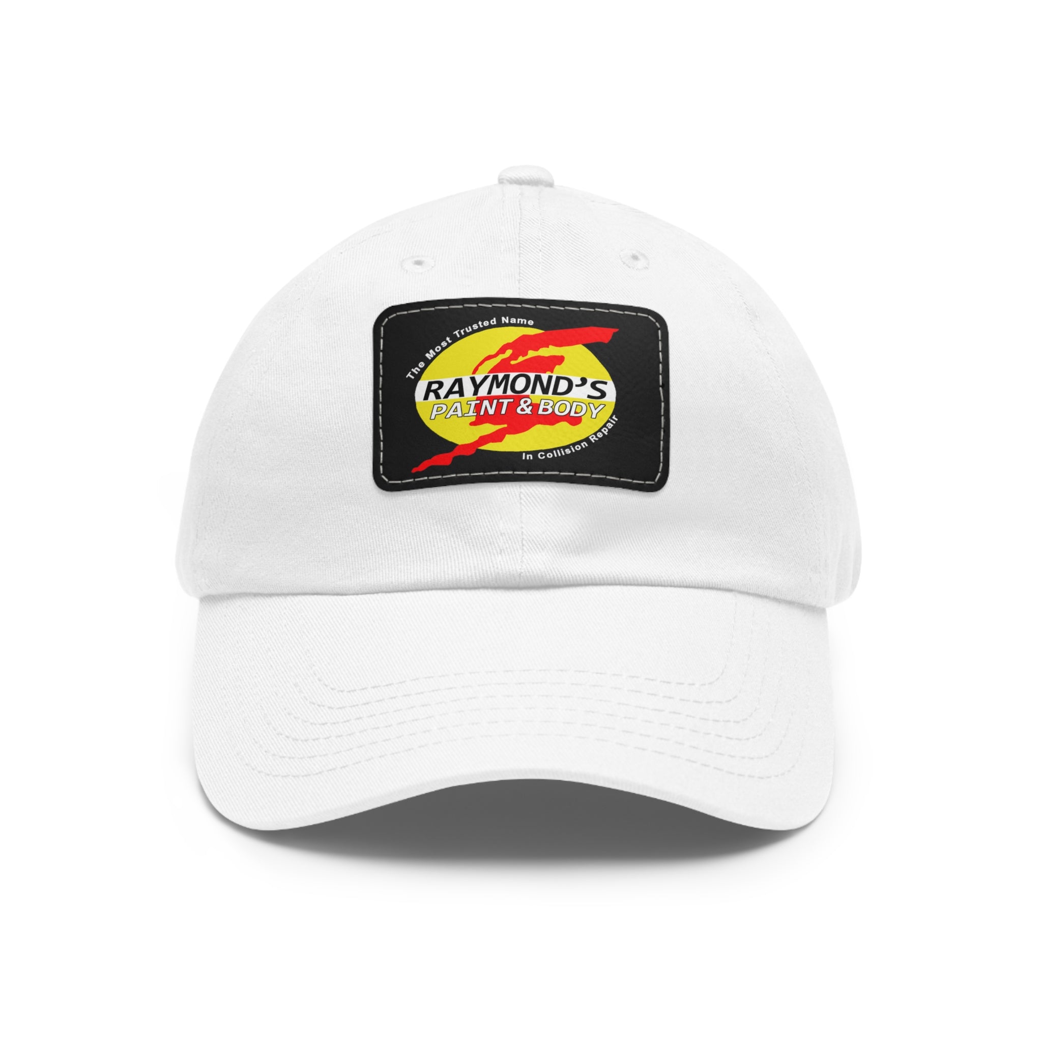 Raymond's Paint & Body Logo / Leather Patch Hat