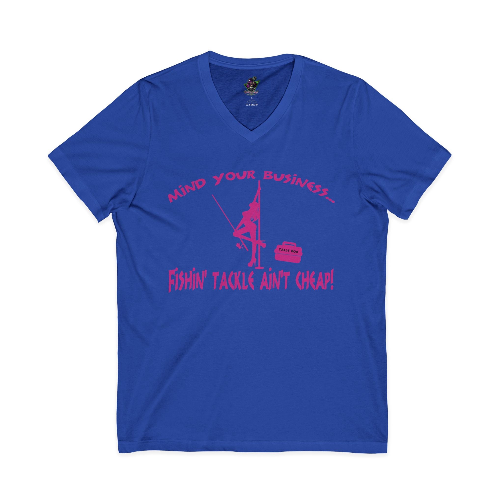 Mind Your Business Girl Stripper / V-Neck Tee