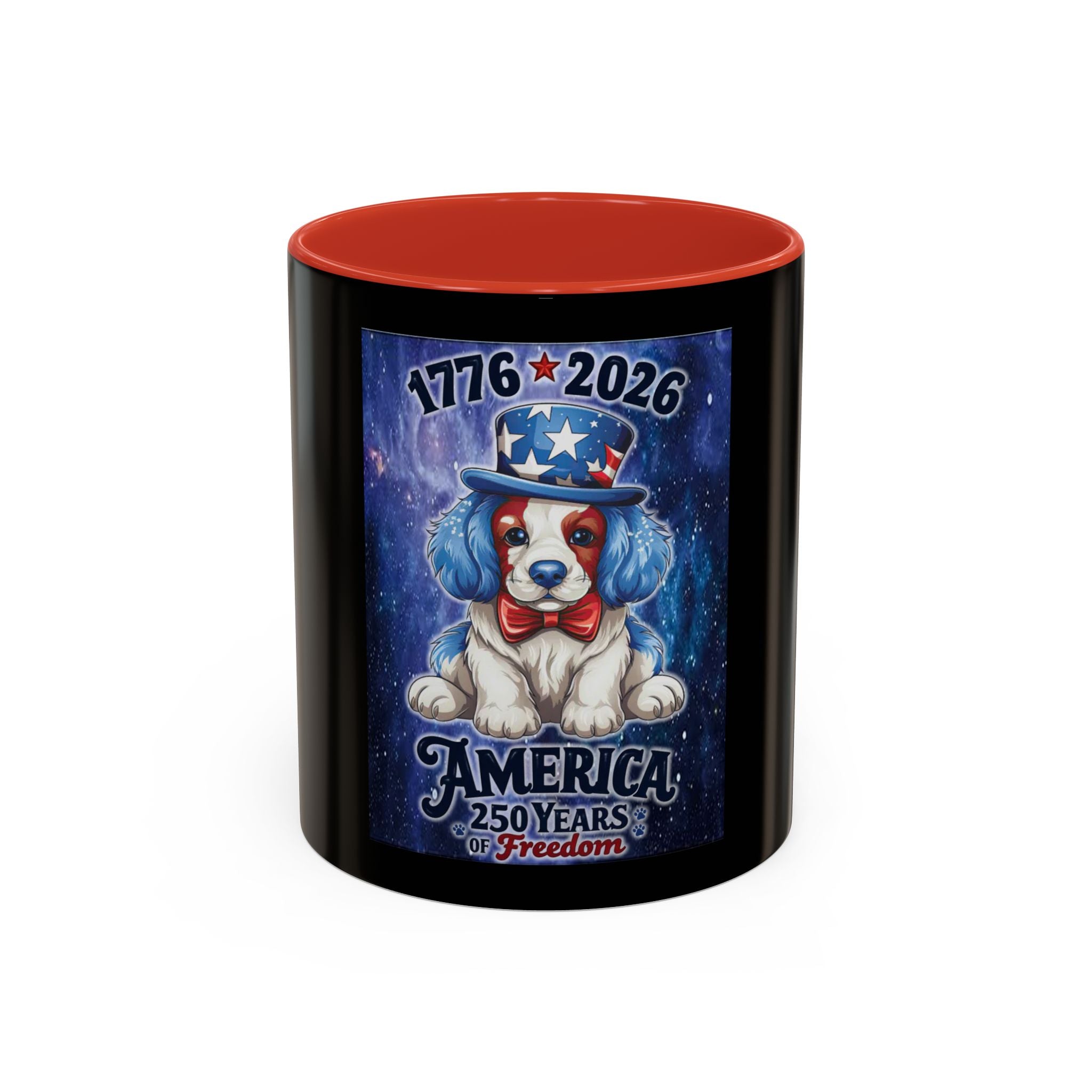 America Puppy 250th / Accent Coffee Mug 11/15oz