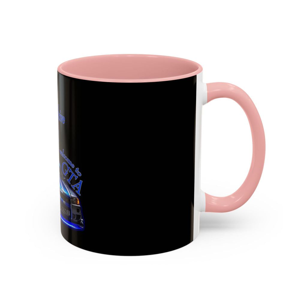 Daughter Doesn't Drive Like A Girl Blue / Accent Coffee Mug 11/15oz