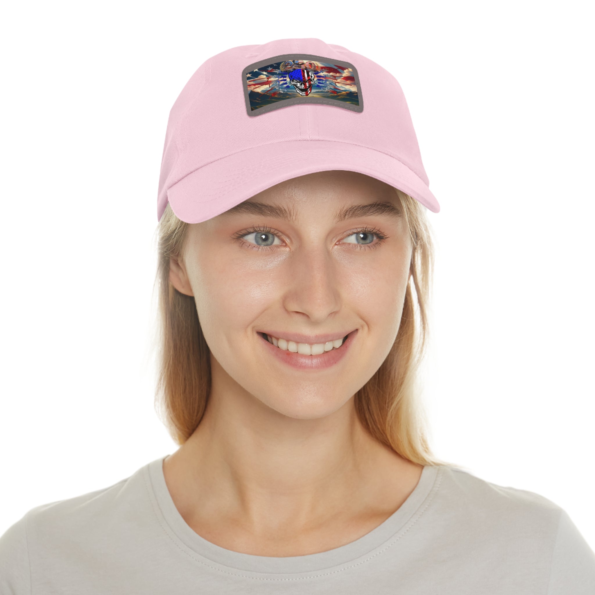 Skull & Guns 250th / Leather Patch Hat