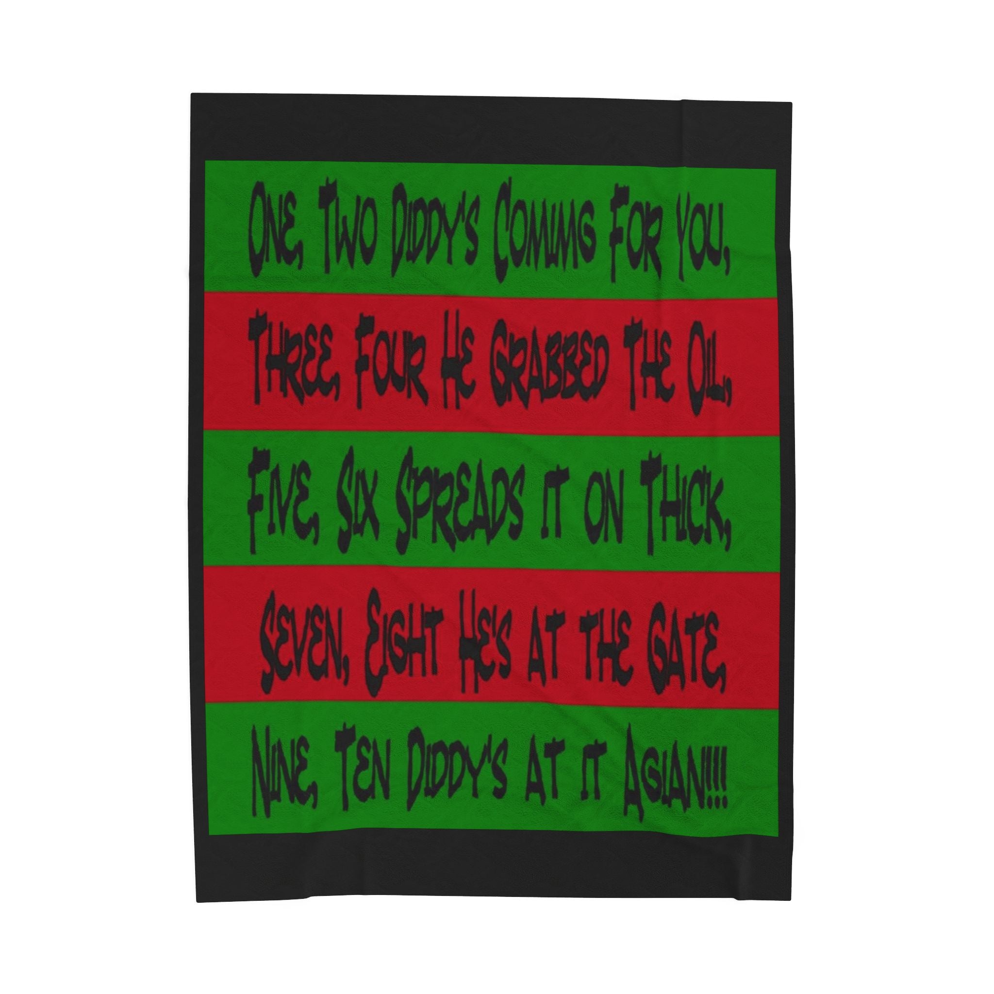 Diddy's Coming For You / Velveteen Plush Blanket