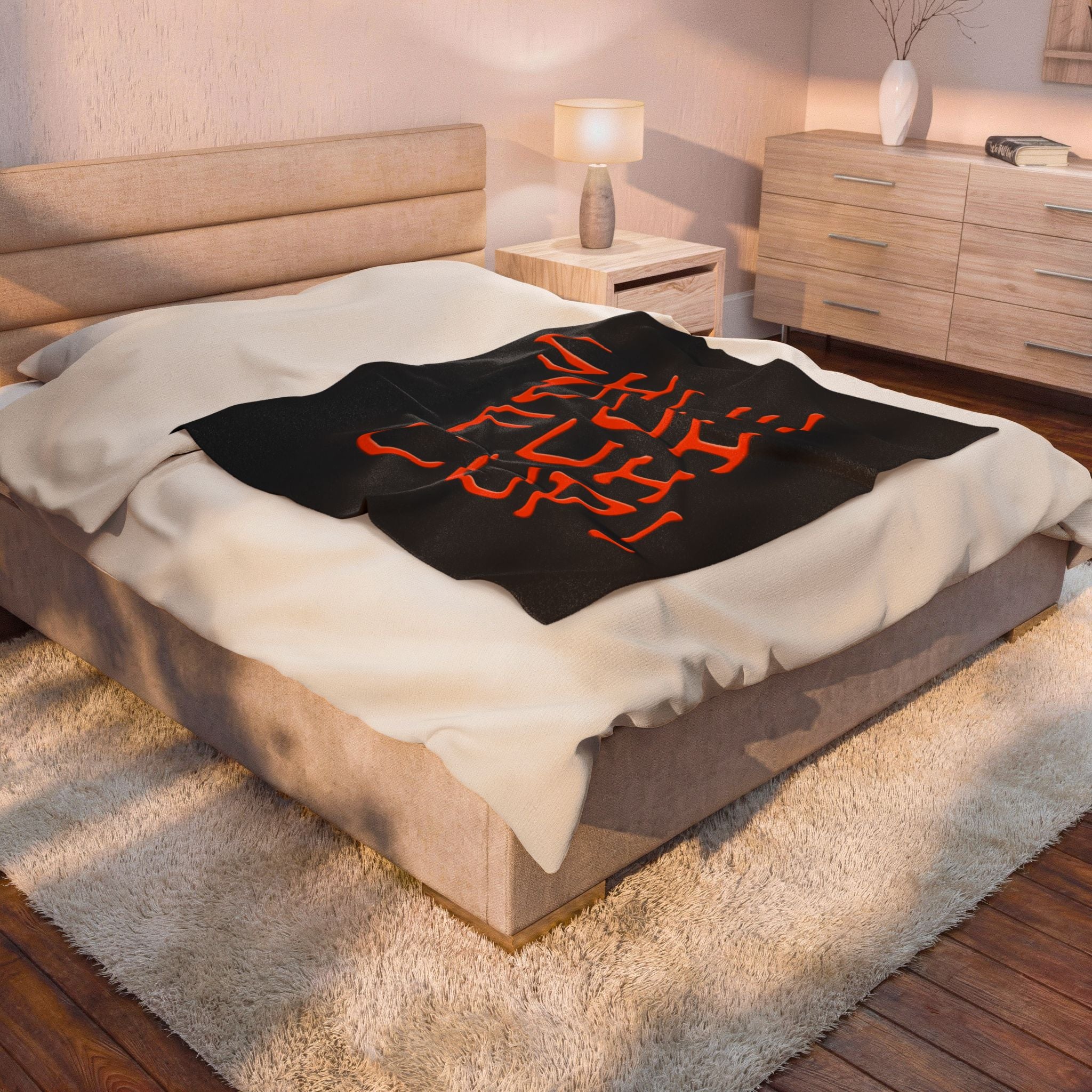 SHUH DUH FUH CUP / Velveteen Plush Blanket