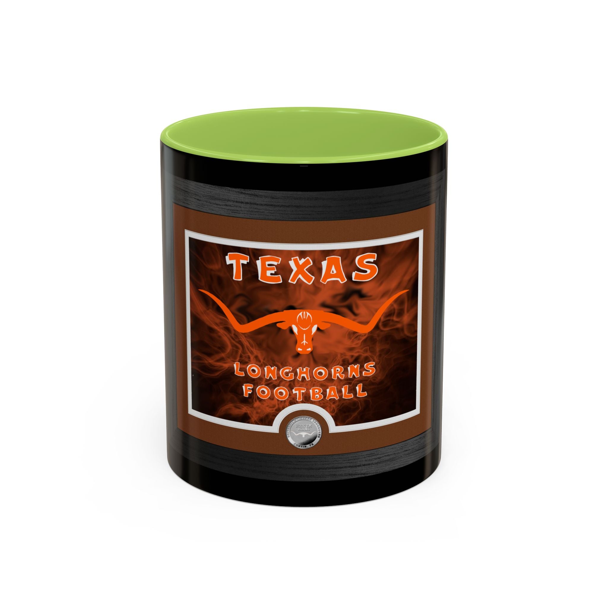 Texas Longhorns Framed / Accent Coffee Mug 11/15oz