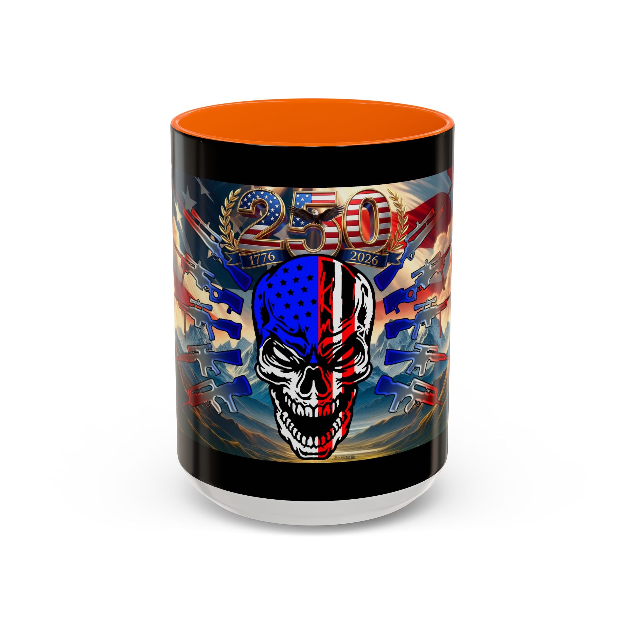 Skull & Guns 250th / Accent Coffee Mug 11/15 oz