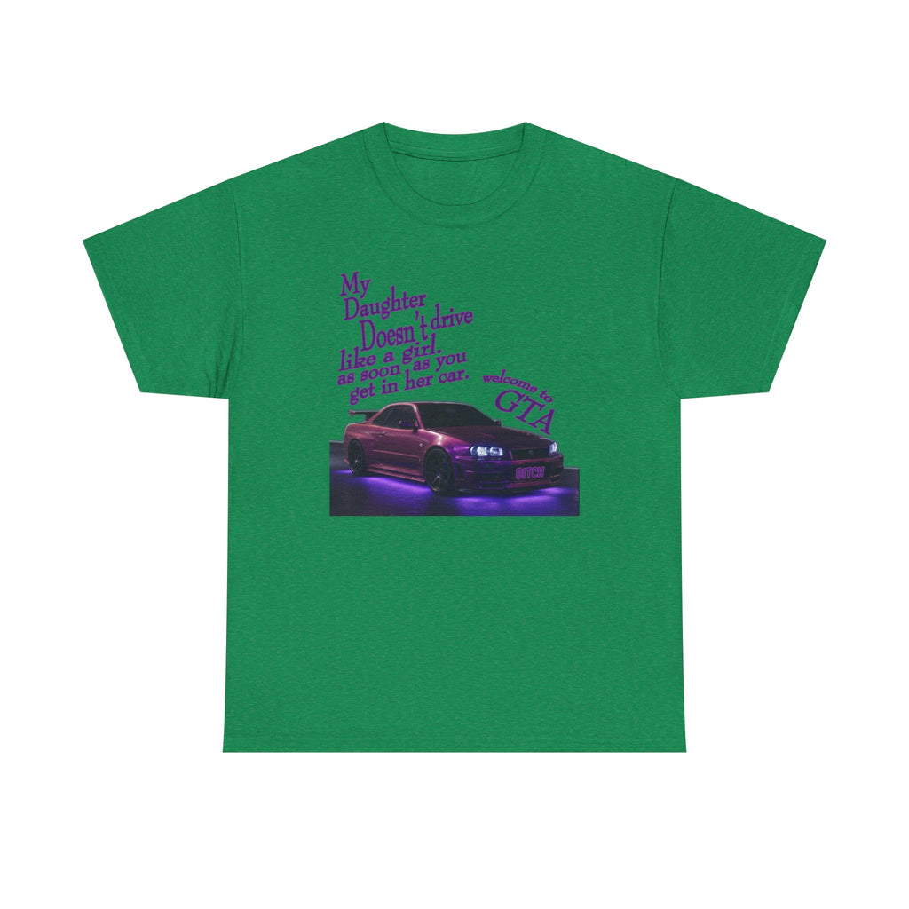 Daughter Doesn’t Drive Like A Girl Purple
