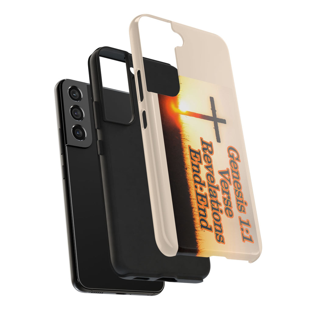 Genesis 1:1 Verse Revelations End:End / Tough Phone Case