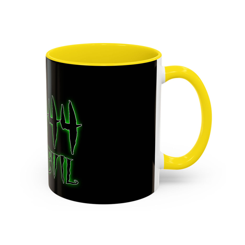 2/3 Evil Punk Skull / Accent Coffee Mug 11/15oz