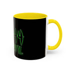 2/3 Evil Punk Skull / Accent Coffee Mug 11/15oz