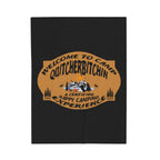 Camp Quitcherbitchin / Velveteen Plush Blanket