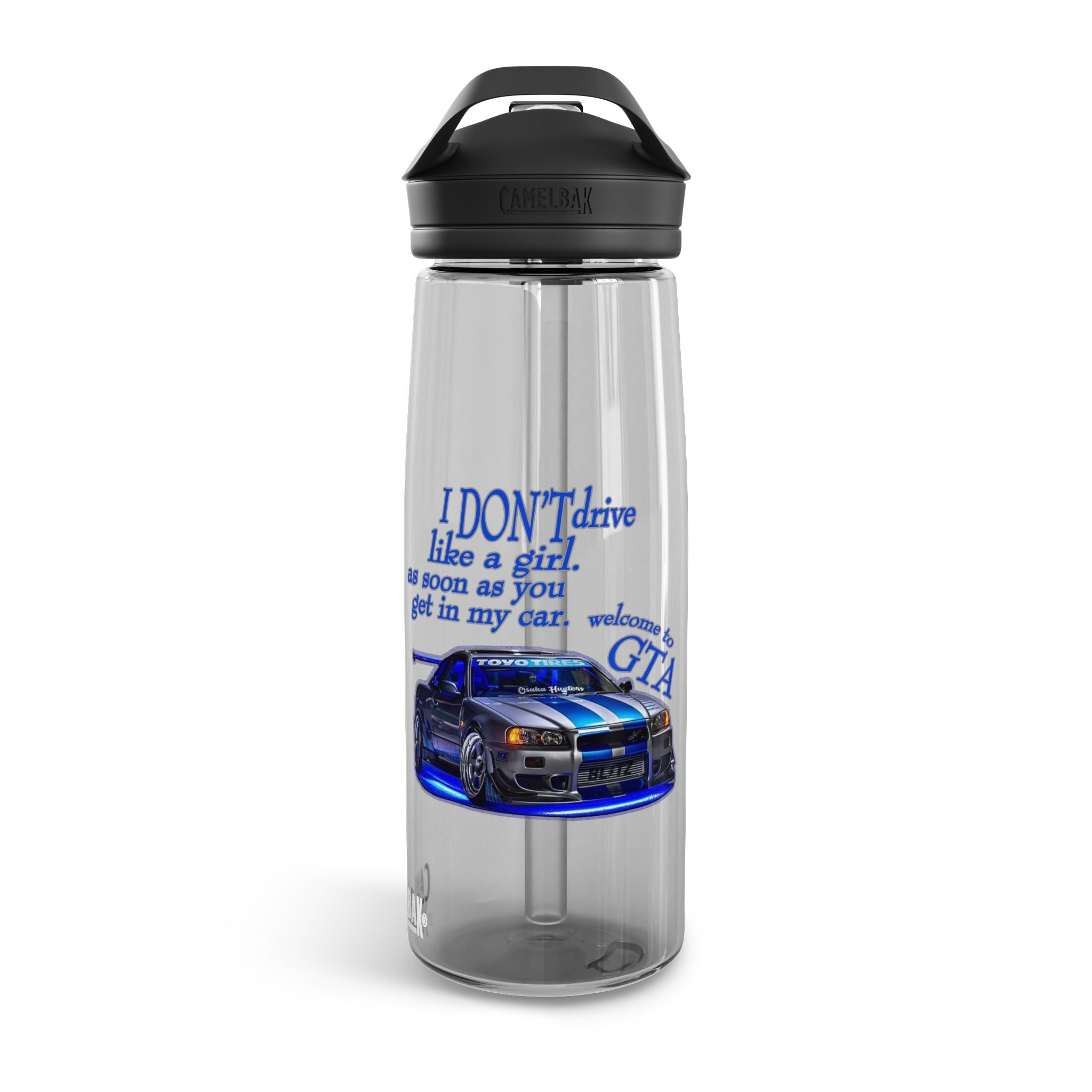 Don't Drive Like A Girl Blue / CamelBak Water Bottle 20/25oz