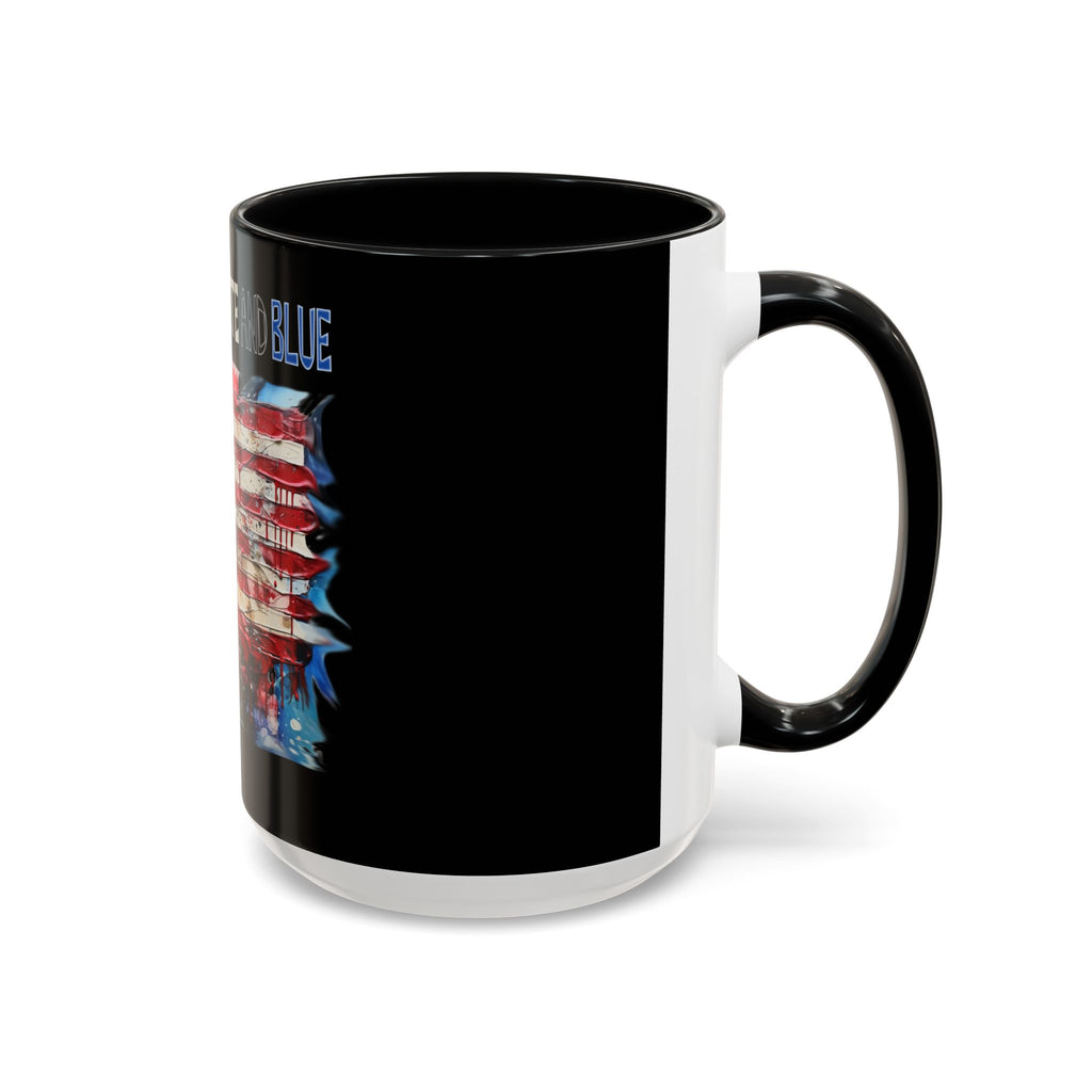 I Bleed Red White and Blue / Accent Coffee Mug 11/15oz