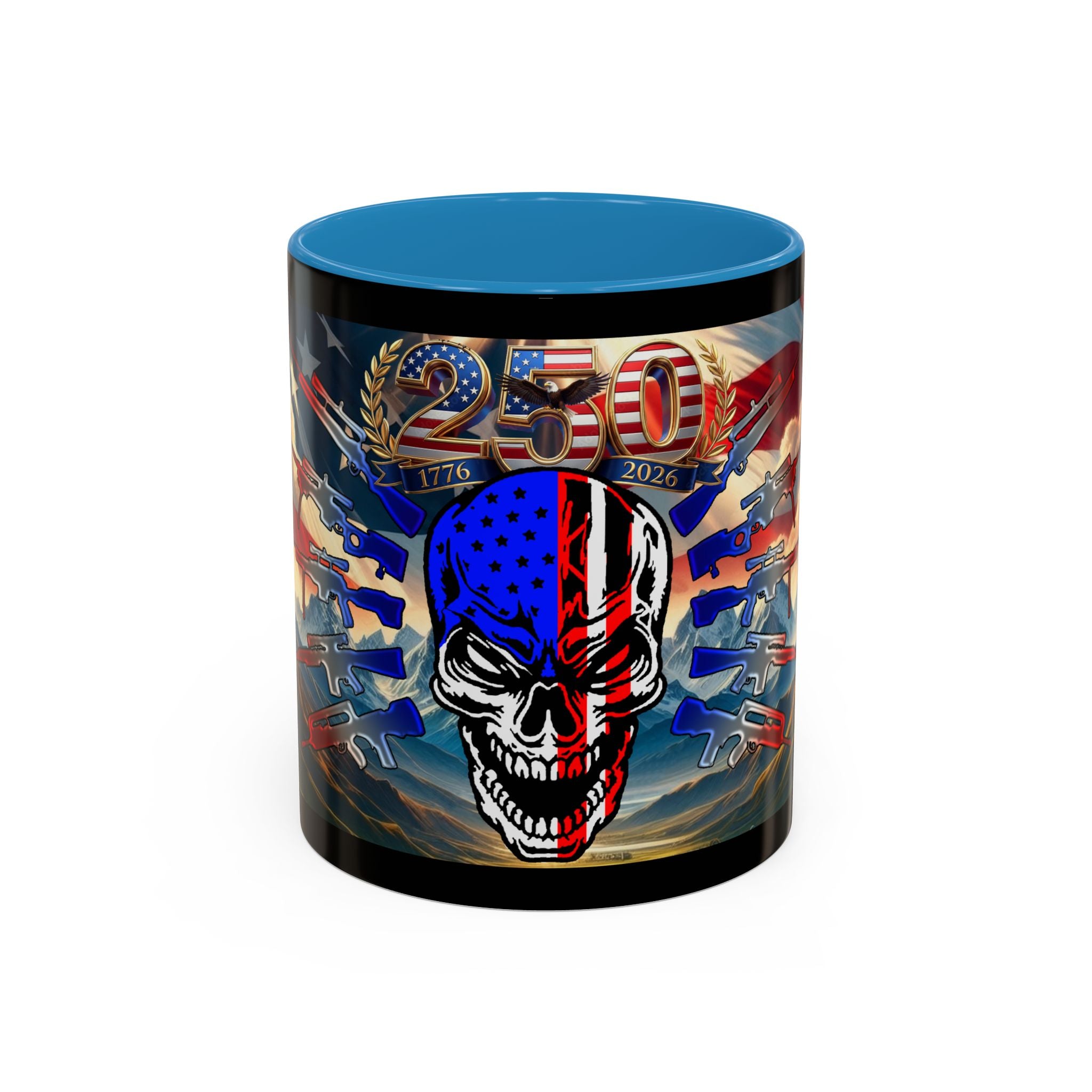 Skull & Guns 250th / Accent Coffee Mug 11/15 oz