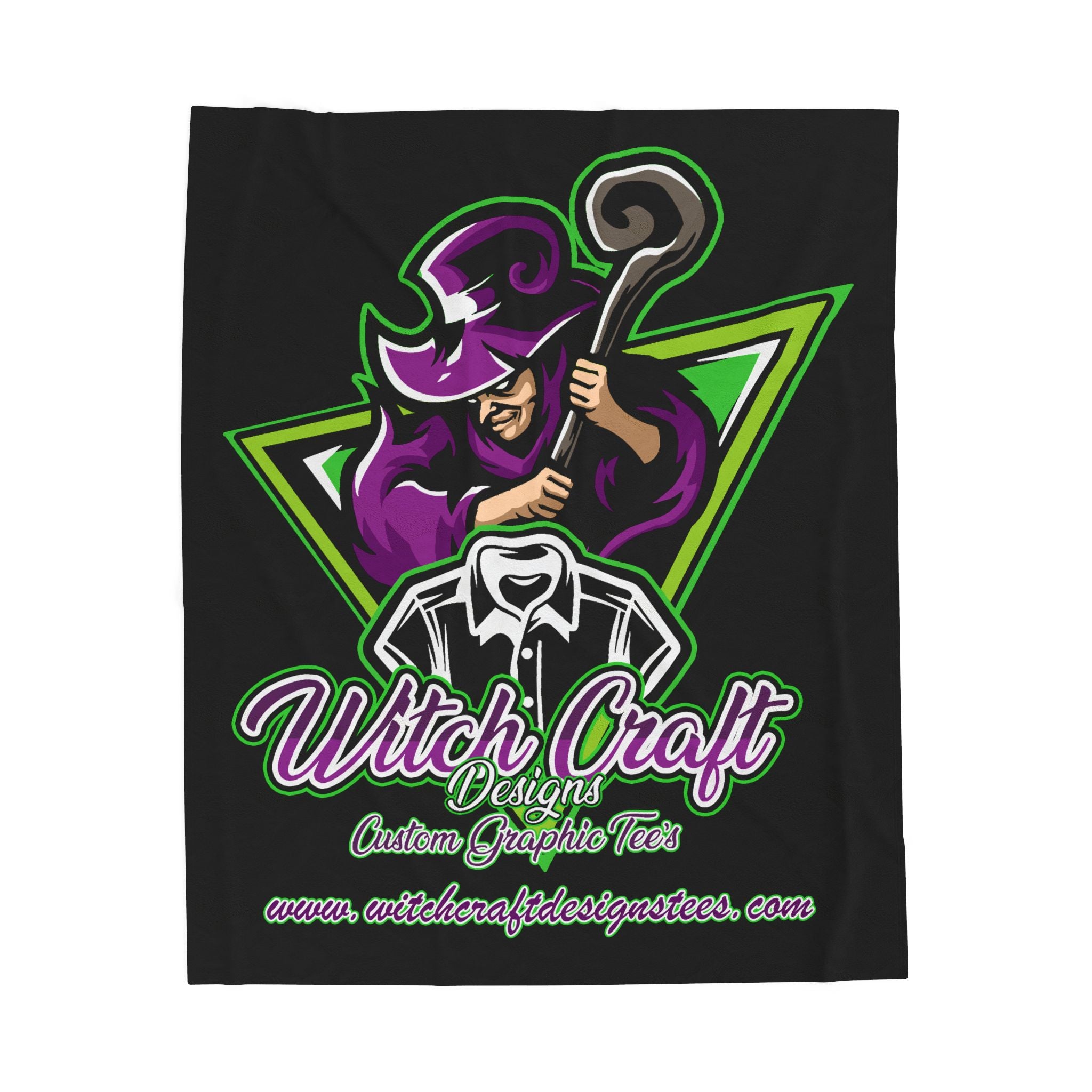 Witch Craft Designs Tees / Velveteen Plush Blanket