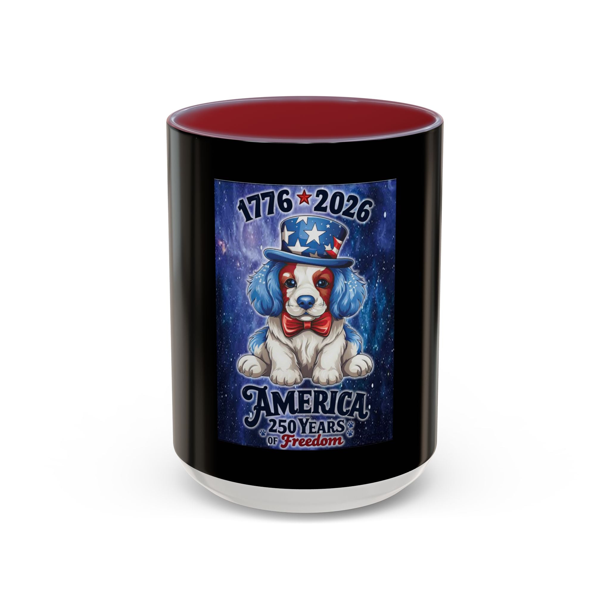 America Puppy 250th / Accent Coffee Mug 11/15oz