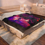 Life Being A Color / Velveteen Plush Blanket
