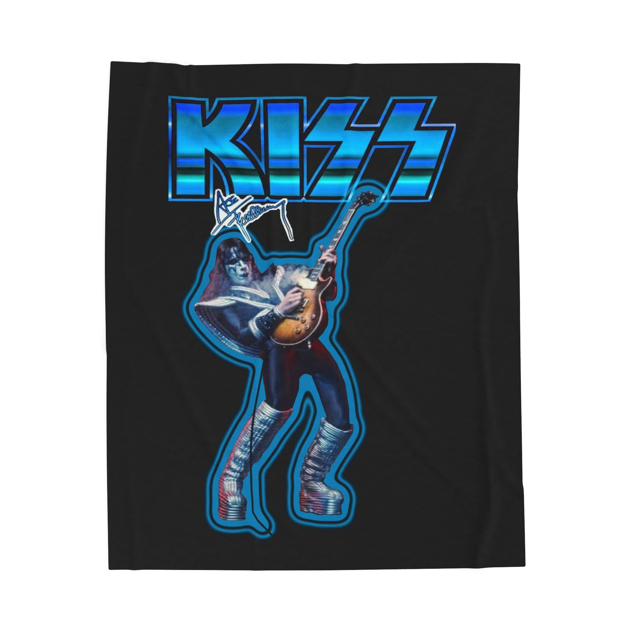 Ace Frehley NY Grove Front / Velveteen Plush Blanket