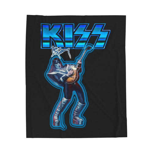 Ace Frehley NY Grove Front / Velveteen Plush Blanket