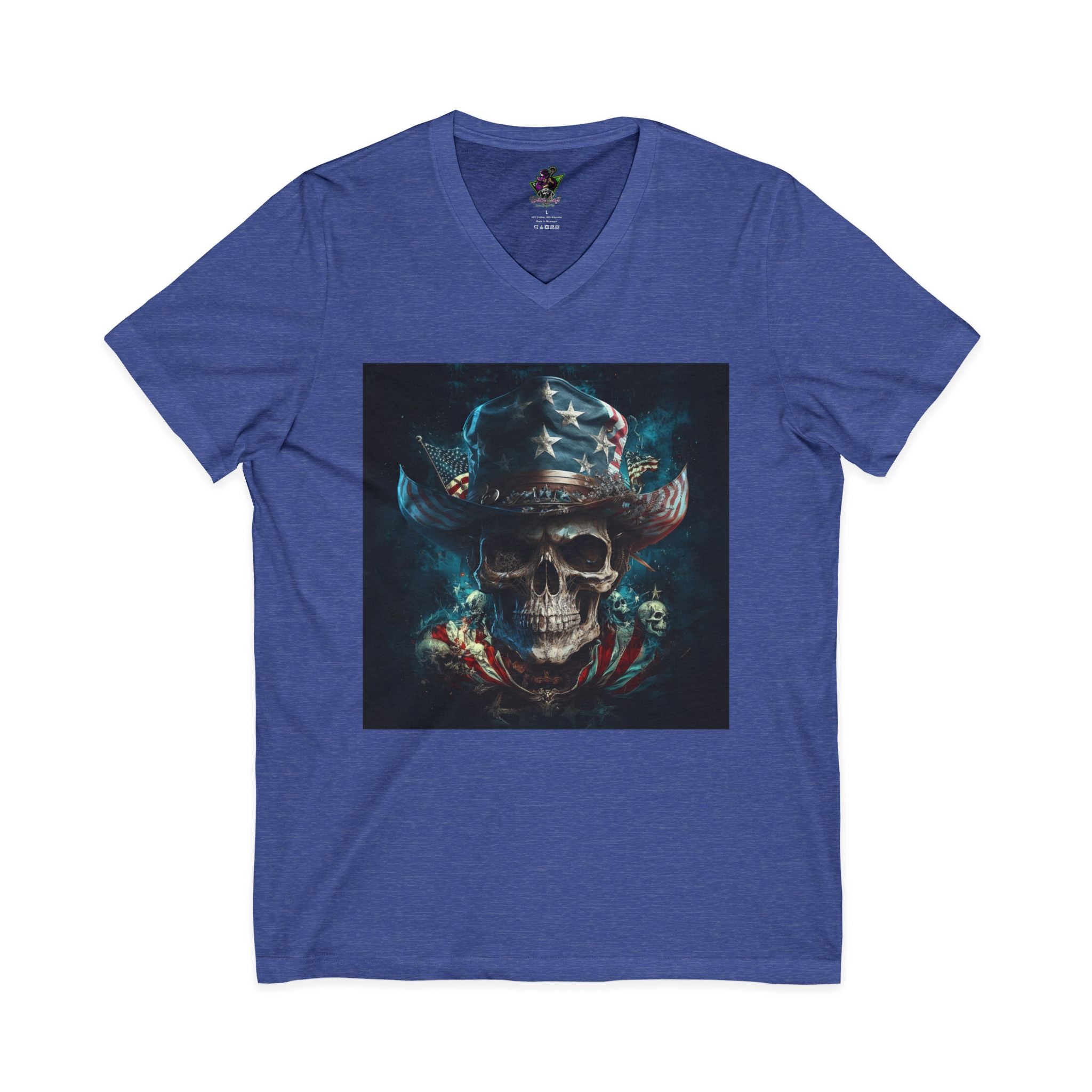 Skull Cowboy / V-Neck Tee