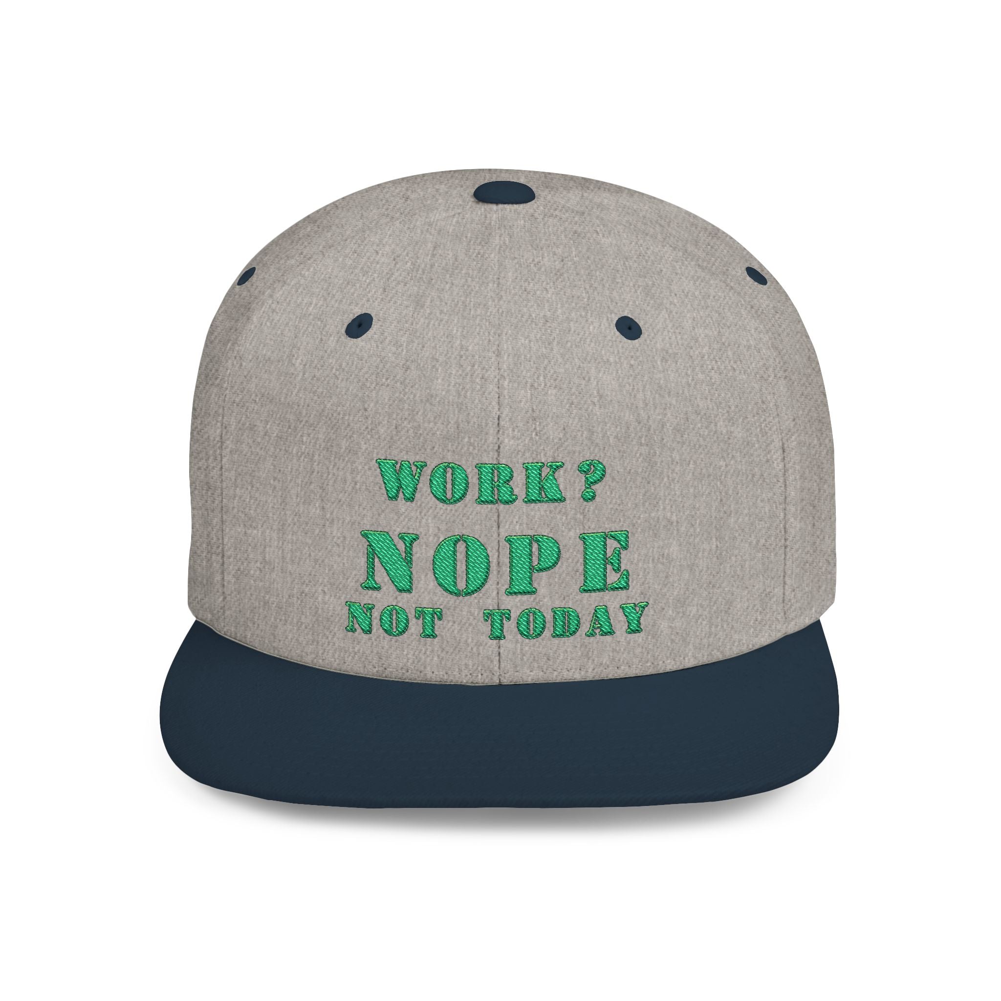Nope Not Today / Flat Bill Snapback