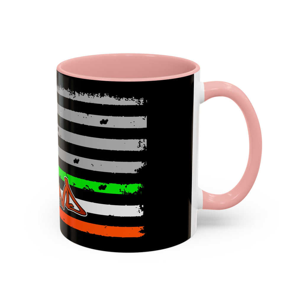 American/Ireland Flag / Accent Coffee Mug 11/15oz